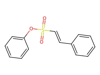 phenyl (E)-2-phenylethenesulfonate structure