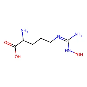 Nomega-hydroxyarginine structure