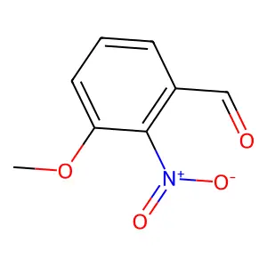3-甲氧基-2-硝基苯甲醛 structure