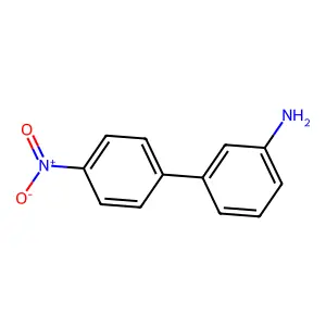 3-联苯胺4'-硝基 structure