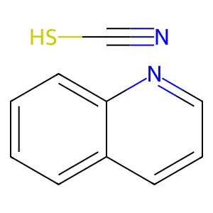 硫氰酸喹啉盐(1:1) structure