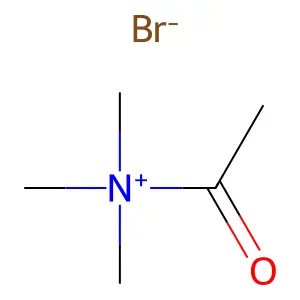 乙酰基三甲基溴化铵 structure