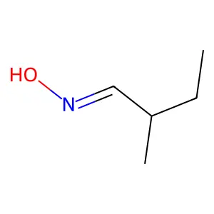 Butanal, 2-methyl-, oxime, (E)- structure