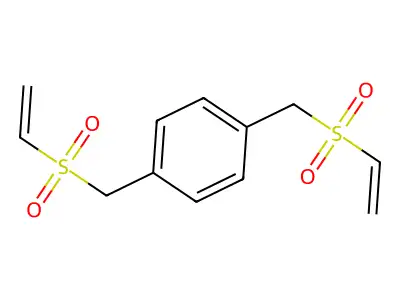 Benzene, 1,4-bis(ethenesulfonylmethyl)- structure