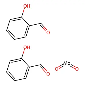 二氧代钼;双(2-羟基苯甲醛) structure