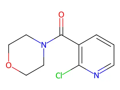 (2-Chloropyridin-3-yl)(morpholin-4-yl)methanone structure