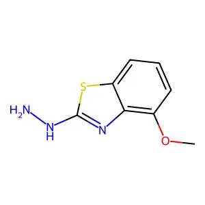2-Hydrazinyl-4-methoxy-1,3-benzothiazole structure