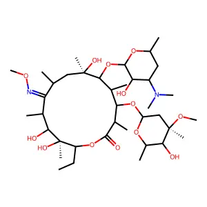 Lexithromycine structure