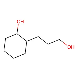 Cyclohexanepropanol, 2-hydroxy- structure