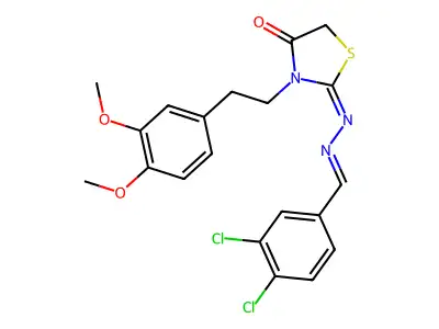 C20H19Cl2N3O3S structure