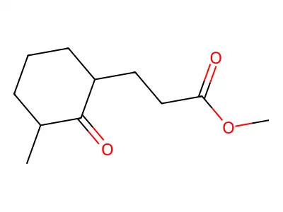 Cyclohexanepropanoic acid, 3-methyl-2-oxo-, methyl ester structure