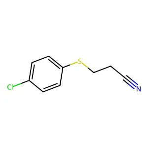 3-(4-Chlorophenylthio)propionitrile structure