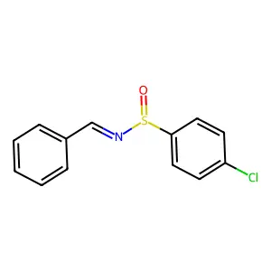 N-亚苄基-4-氯苯亚磺酰胺 structure