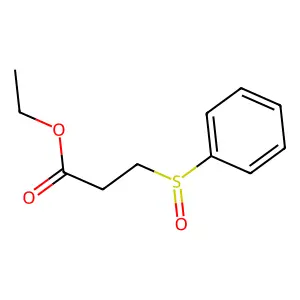 Ethyl 3-(benzenesulfinyl)propanoate structure
