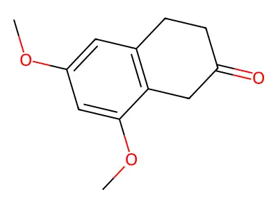 6,8-Dimethoxyl-2-tetralone structure