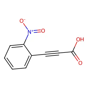 邻硝基苯丙炔酸 structure