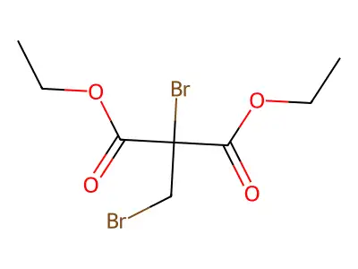 Diethyl 2-bromo-2-(bromomethyl)malonate structure