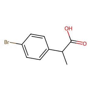 2-(4-溴苯基)丙酸 structure