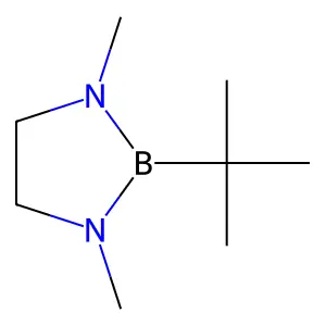 1,3,2-Diazaborolidine, 2-(1,1-dimethylethyl)-1,3-dimethyl- structure