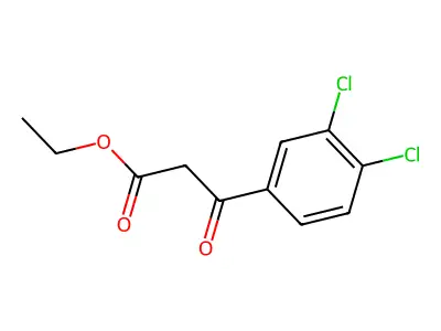 Ethyl 3-(3,4-dichlorophenyl)-3-oxopropanoate structure