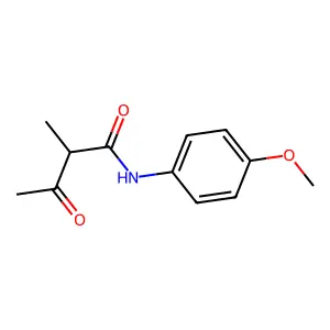 N-(4-甲氧基苯基)-2-甲基-3-氧代丁酰胺 structure