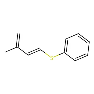 [(3-Methyl-1,3-butadienyl)thio]benzene structure