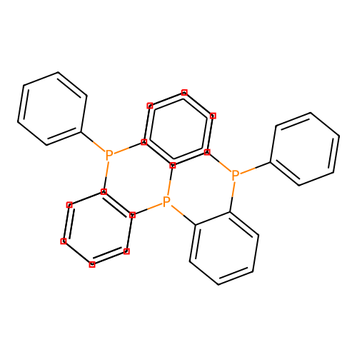 Bis[2-(diphenylphosphino)phenyl]phenylphosphine structure