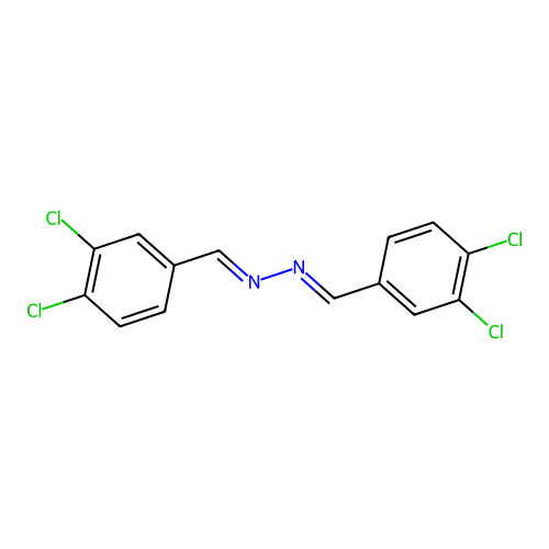 1-(3,4-dichlorophenyl)-N-[(3,4-dichlorophenyl)methylideneamino]methanimine structure