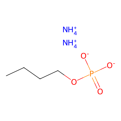 Diammonium butyl phosphate structure