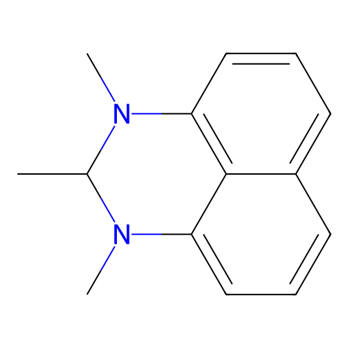 1,2,3-trimethyl-2,3-dihydro-1H-perimidine structure