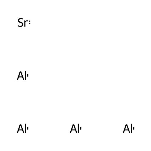 Aluminium--strontium (4/1) structure