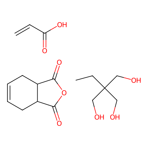 (C8-H8-O3.C6-H14-O3.C3-H4-O2)x- structure