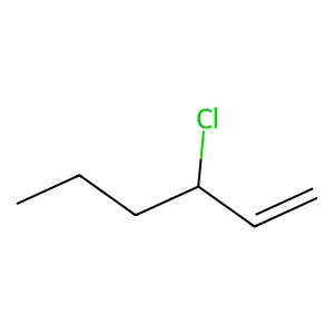 1-Hexene, 3-chloro- structure