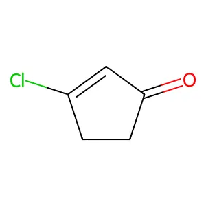 2-Cyclopenten-1-one, 3-chloro- structure