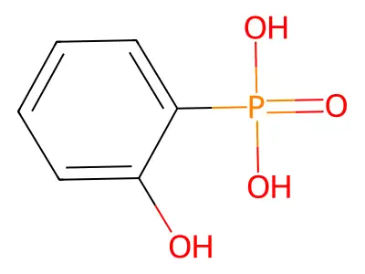(2-Hydroxyphenyl)phosphonic acid structure