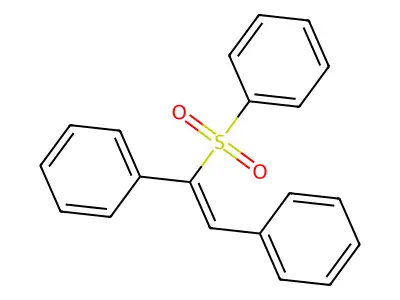 [(Z)-1,2-diphenylethenyl]sulfonylbenzene structure