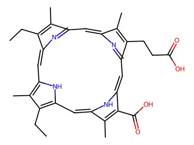 Rhodoporphyrin structure