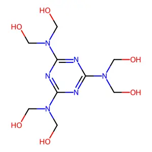 六羟甲基三聚氰胺 structure