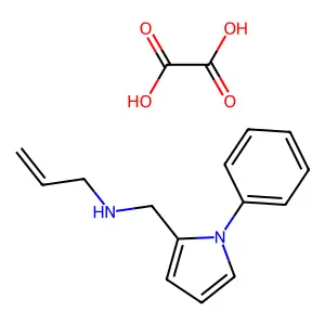 Allyl-(1-phenyl-1H-pyrrol-2-ylmethyl)-amine structure
