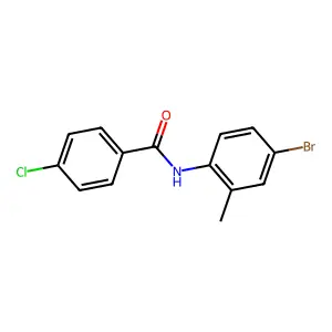 N-(4-Bromo-2-methylphenyl)-4-chlorobenzamide structure