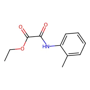 Ethyl [(2-methylphenyl)amino](oxo)acetate structure