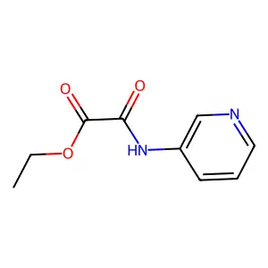 Ethyl 2-oxo-2-(pyridin-3-ylamino)acetate structure