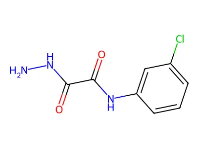 N-(3-chlorophenyl)-2-hydrazino-2-oxoacetamide structure