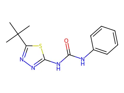 1-(5-Tert-butyl-1,3,4-thiadiazol-2-yl)-3-phenylurea structure