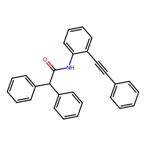 2-(diphenylacetamido)tolan structure