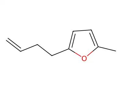 Furan, 2-(3-butenyl)-5-methyl- structure