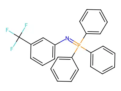 Benzenamine, 3-(trifluoromethyl)-N-(triphenylphosphoranylidene)- structure