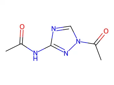 Acetamide, N-(1-acetyl-1H-1,2,4-triazol-3-yl)- structure