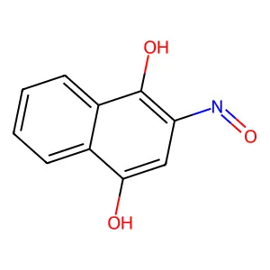 2-Hydroxyamino-1,4-naphthoquinone structure