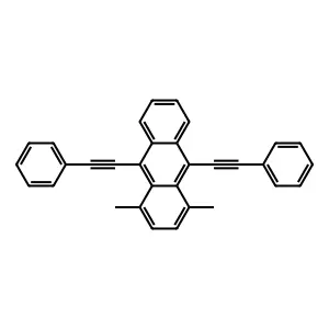 1,4-Dimethyl-9,10-bis(phenylethynyl)anthracene structure